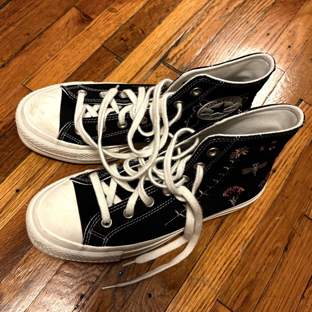 Witchy Plant Hightop Platform Converse